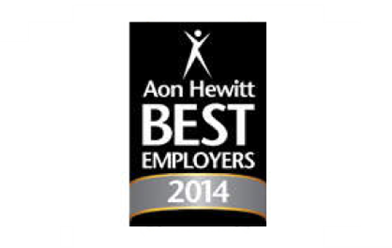 Aon Hewitt best employers 2014 award